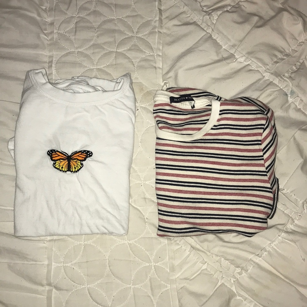 TWO cute brandy Melville tips bundle SOLD
